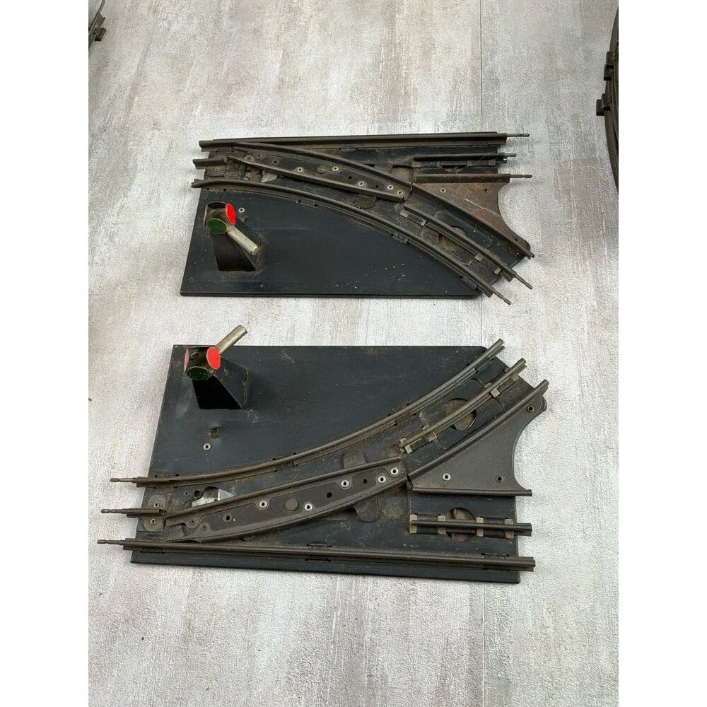 Vintage O Gauge Train Lot Lionel Transformer Marx Switches Unbranded Track